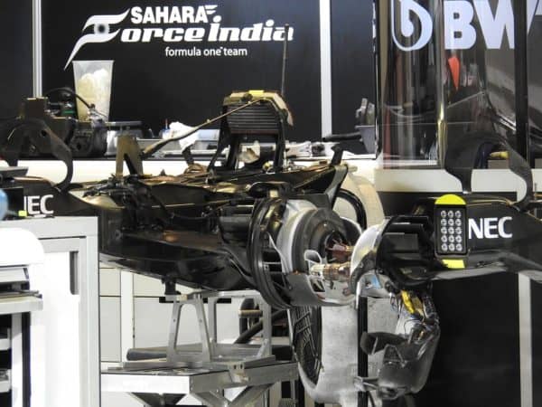 Posizione intercooler Force India, 2018