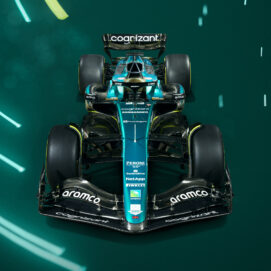 Aston Martin presenta la nuova AMR23 di Alonso e Stroll