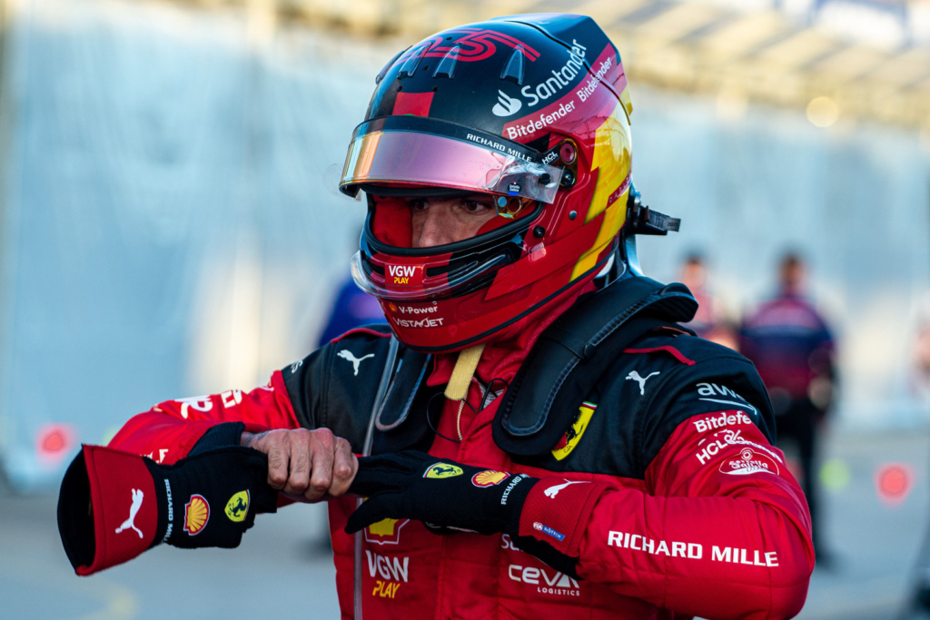 Carlos Sainz a Melbourne, Australia