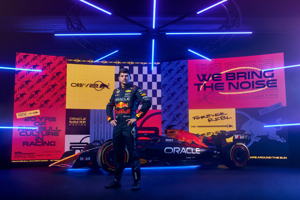Max Verstappen poses for a portrait during Red Bull Racing 2024 Season Launch RB20 in London,