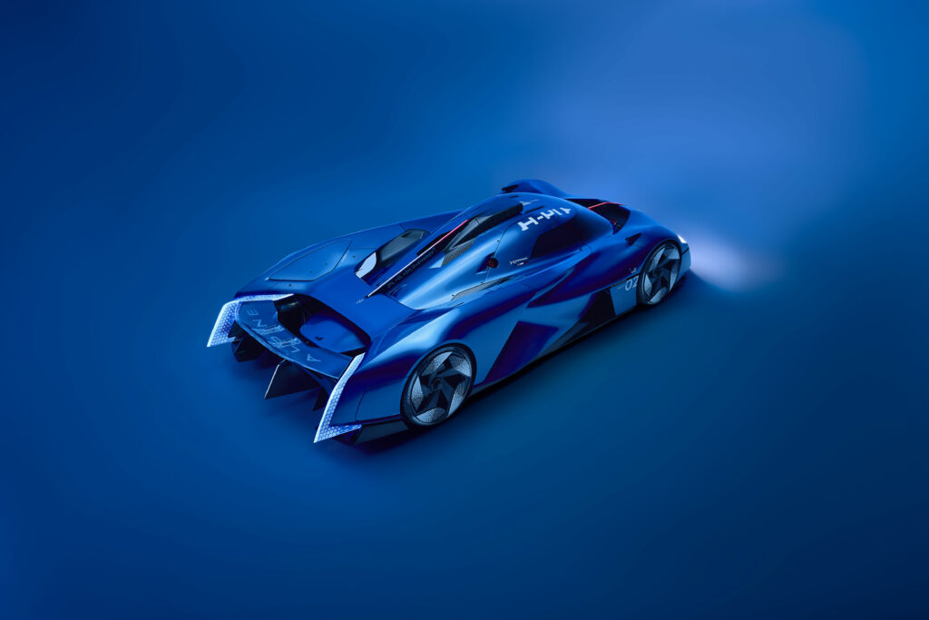 alpine alpenglow prototipo idrogeno