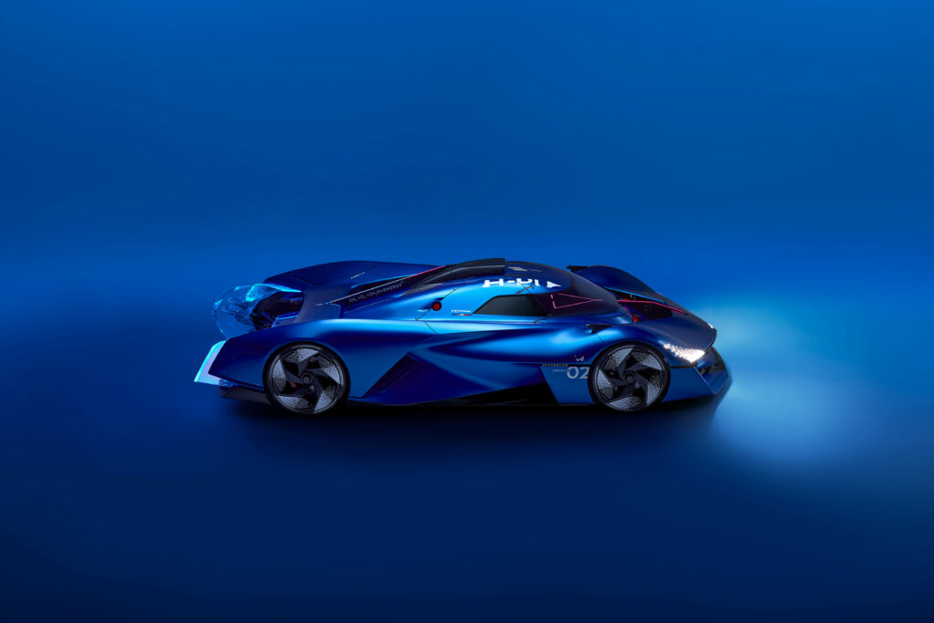 alpine alpenglow prototipo idrogeno