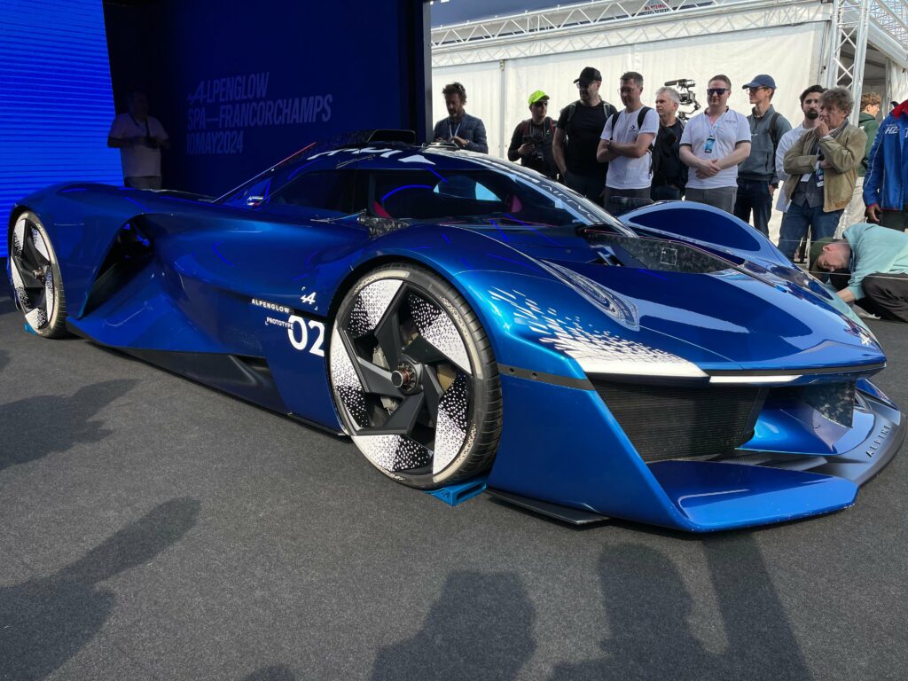 alpine alpenglow prototipo idrogeno