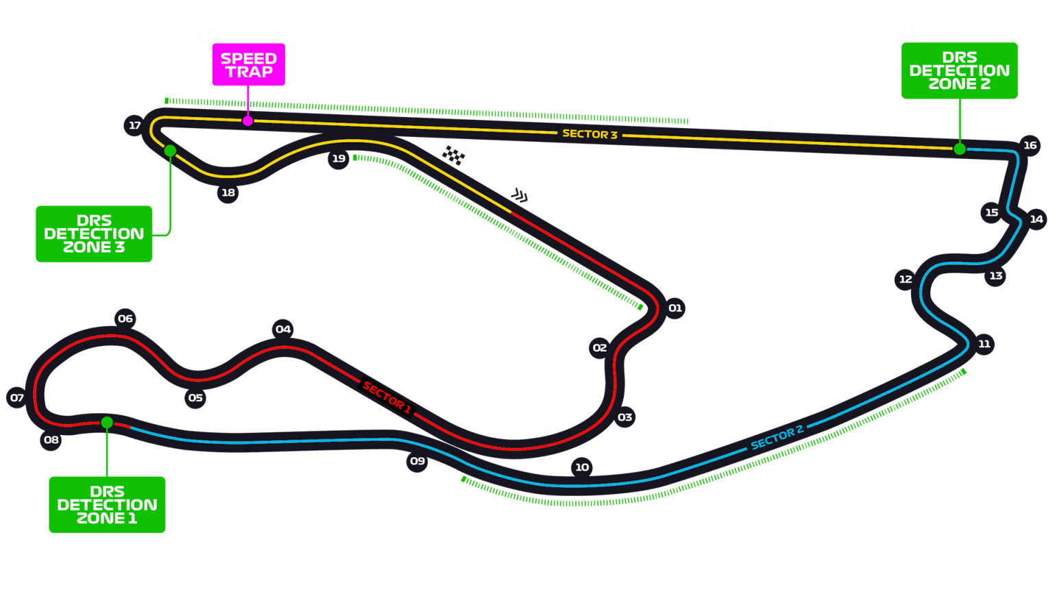 mappa miami f1