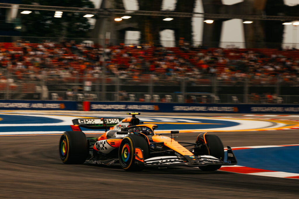 lando norris singapore gp fp2 risultati