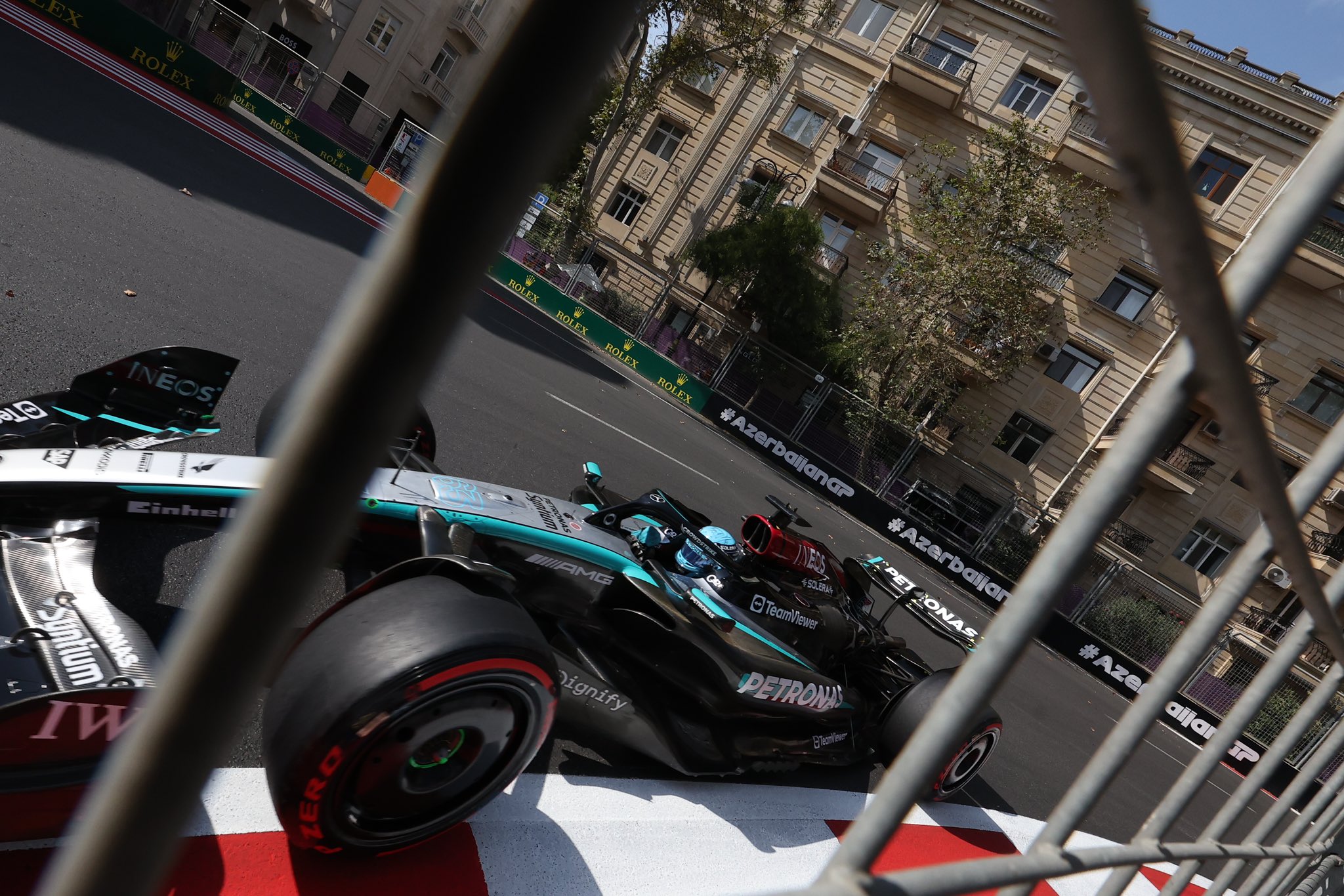 George russell gp Azerbaijan Baku fp3