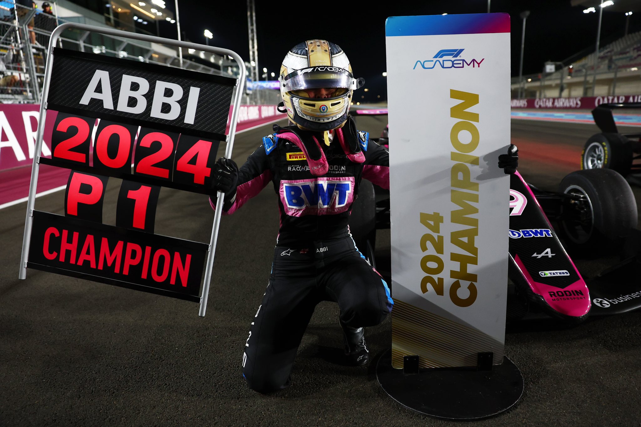abbi pulling f1 academy