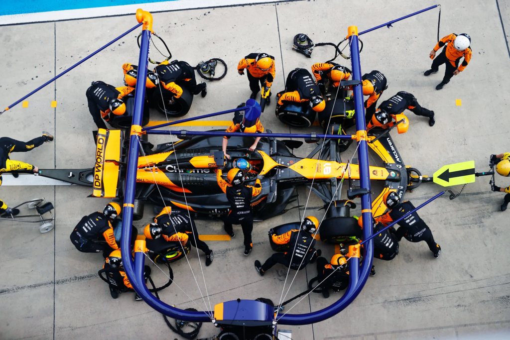 pit stop perfetto mclaren