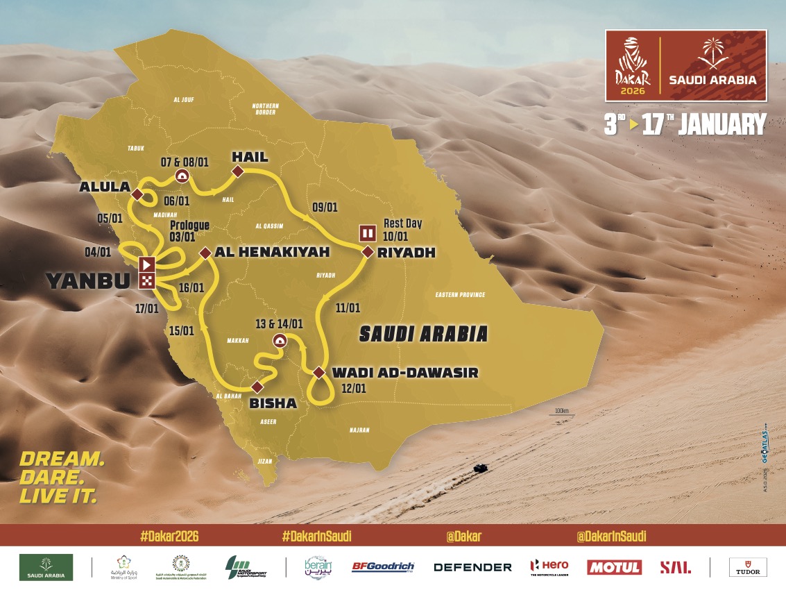 percorso dakar 2026